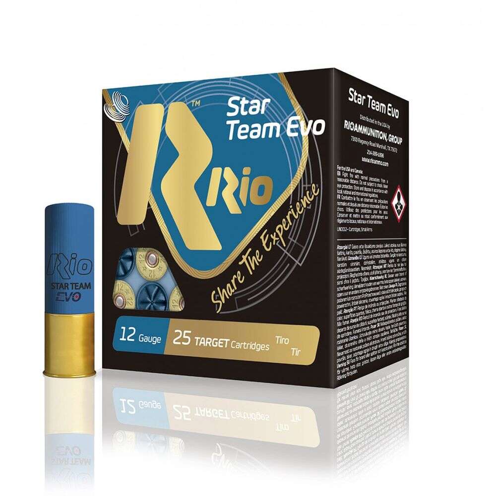 Ammunition Rio Ammunition 4.50" 12Gauge2.75" STAR TEAM 24 12GA 2-3/4IN 9 25/BX